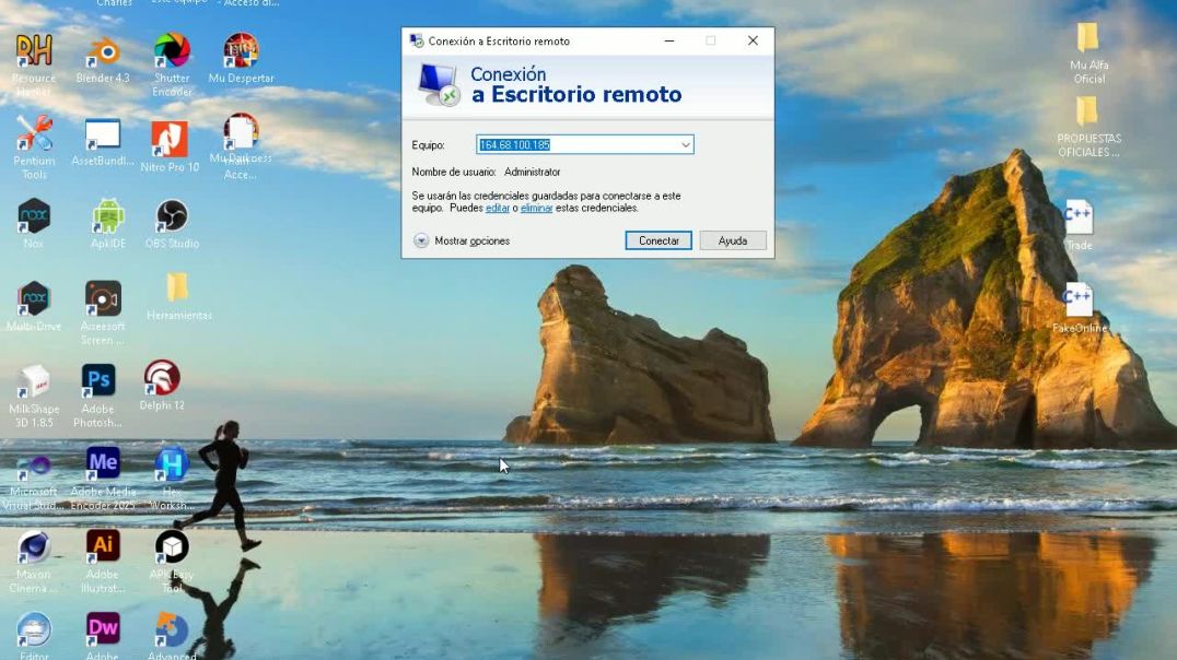 Vamos a ingresar al V.P.S con Mu Alfa por primera vez
