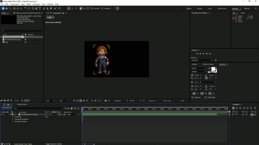 ⁣Crear animaciones 3D para en streaming - Práctica (Curso 3D) - 3