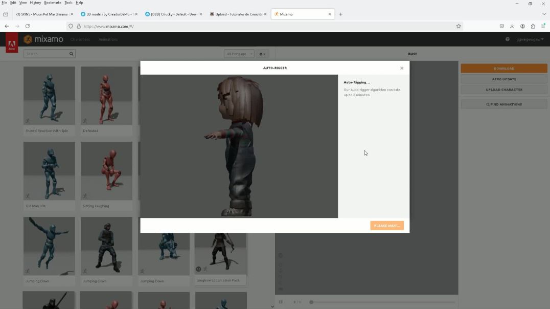 Crear personaje 3D + Animaciones + .GLB - Práctica (Curso 3D) - 2